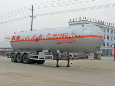 58.5立方丙烷運(yùn)輸半掛車 